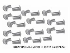 Ribattini in alluminio a testa