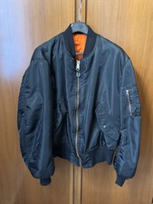 Giubbotto bomber MA-1 reversibile ALPHA INDUSTRIES vintage anni '70 Taglia XL