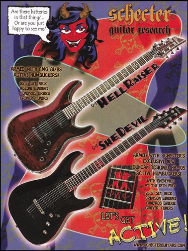 Schecter hellraiser c 1 - schecter, c-1