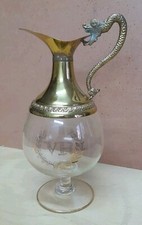 Vecchia Romagna Decanter Distillerie Buton Argenterie Galbiati In Oro Rari.