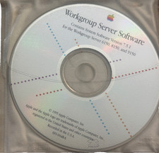 Raro CD software server gruppi di lavoro Apple vintage per WGS 6150, 8150, 9150