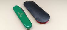 Apri cassa orologi Rolex verde con custodia