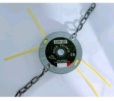 Testina  universale per  tutti i decespugliatori a 2 catene acciaio  -2 fili