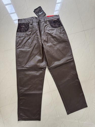 Jeans larghi pesanti marroni