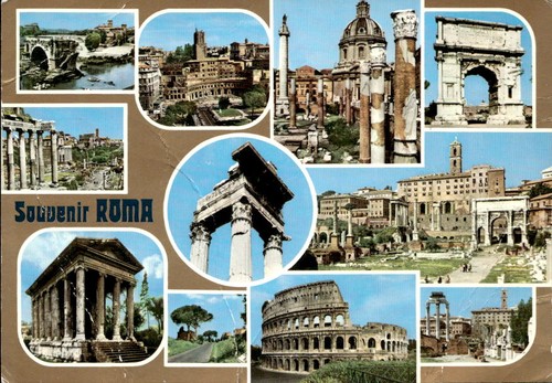 Cartolina roma formazione - cartolina,
