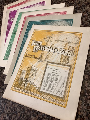 Watchtower magazine 1943 - ,, lot