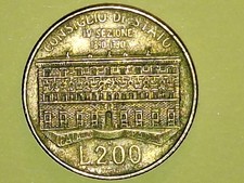 Moneta Da 200 Lire Consiglio