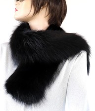 Pelliccia Sciarpa Volpe Blu