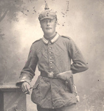 WWI German Soldier Pickelhaube