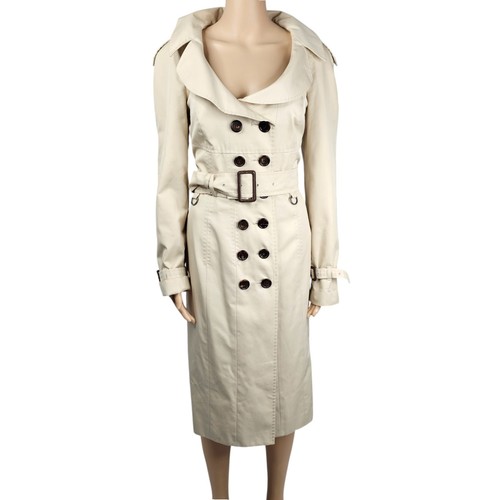 Trench coat donna beige