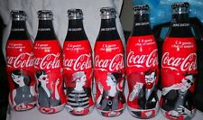 COCA COLA ZERO 2020 6 BOTTIGLIE  IN VETRO VUOTE TEMA :( IL GUSTO CHE CI UNISCE) 