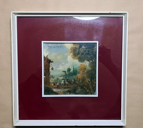 Quadro miniatura rame 18x18 - rame,