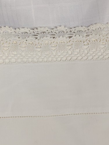 Lenzuolo piatto pizzo