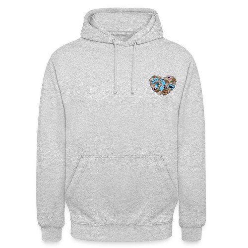Felpa con cappuccio unisex