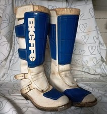Rare 1991 BIEFFE Everts mx boots vintage leather motocross 43 JT DE Coster Fox