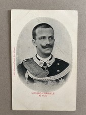 m) Cartolina militare Re Reali Savoia Vittorio Emanuele III A