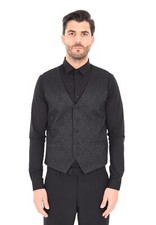 Gilet uomo elegante damascato - uomo,
