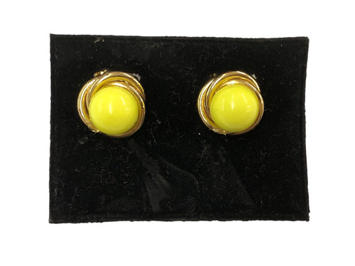 Orecchini clip metallo oro - metallo,