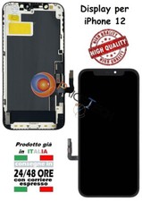 VETRO TOUCH SCREEN PER APPLE IPHONE 12 SCHERMO LCD DISPLAY COME ORIGINALE