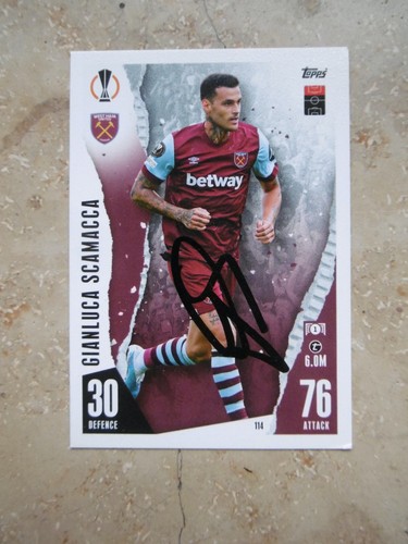 Gianluca scamacca autografo - scamacca,
