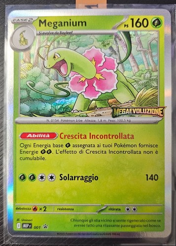 Meganium prerelease promo - prerelease,