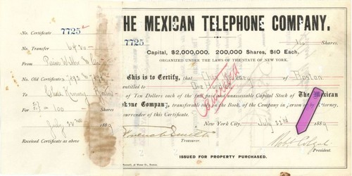 Telefono messicano firmato - telefono,