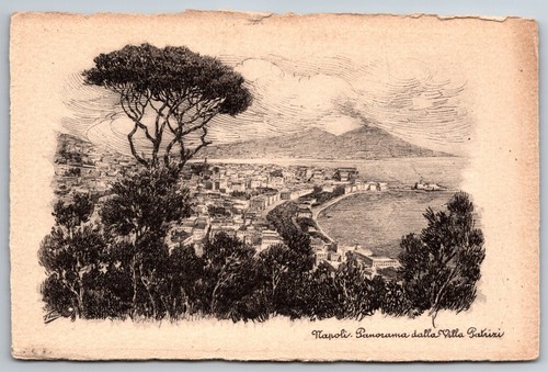 Napoli panorama dalla villa - panorama,