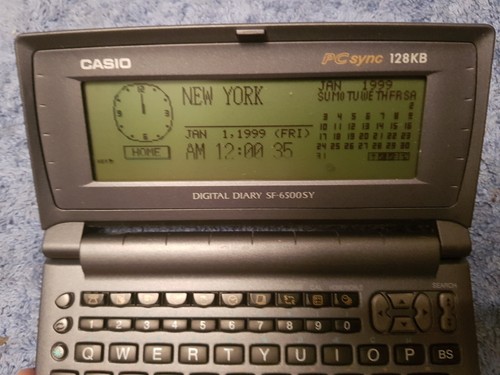 Casio 6500sy digital diary - casio sf,
