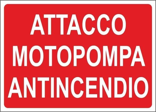 Cartello segnaletico attacco - -,