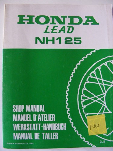 Honda nh125 lead manuale - honda,