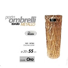 PORTAOMBRELLI TONDO FERRO ORO
