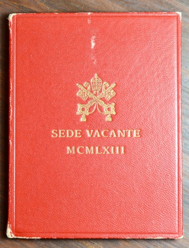 Vaticano sede vacante - sede, 1963