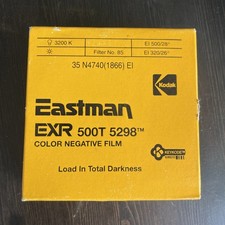 Eastman EXR 500T pellicola negativa a colori sigillata 35 mm 100 piedi vintage stock 5298