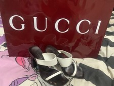 Sandali Gucci bianchi taglia