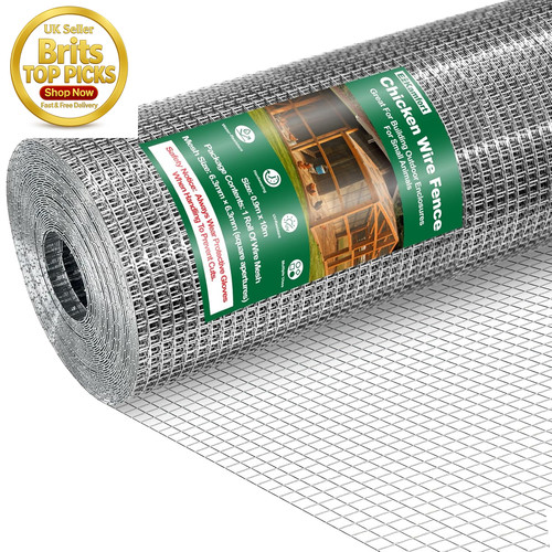 Rete metallica 9x10m rotolo - rete,
