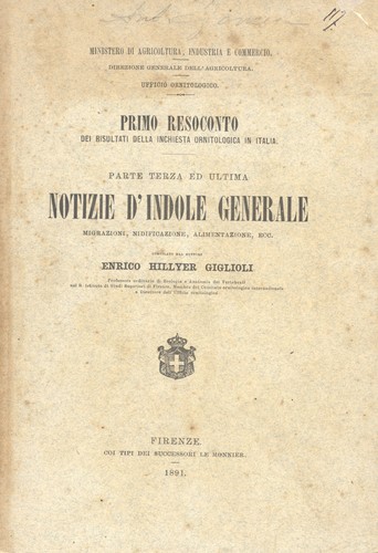 Primo resoconto dei - , risultati