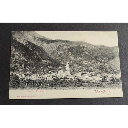 Cartolina carema panorama - cartolina,