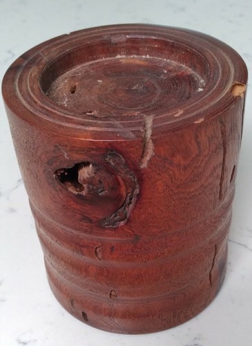Portacandele colonna rustico - a,