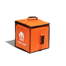 Just Eat Borsa Consegna Alimenti Uber Isolata Piccola 32 x 35 x 31,5 cm LxAxP