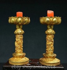 Coppia candelabri lampada olio