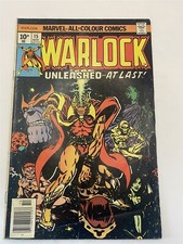 WARLOCK #15 UK Price Marvel