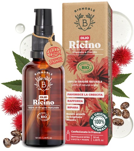Olio ricino puro biologico - olio,