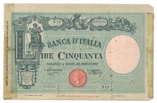 Italy - 31.3.1943 50 Lire