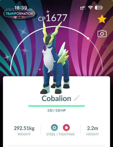 Shiny cobalion background - background, 2025