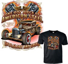 T-shirt Hot Rod auto d'epoca