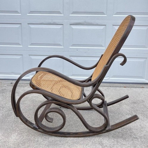 Sedia dondolo vintage - a,