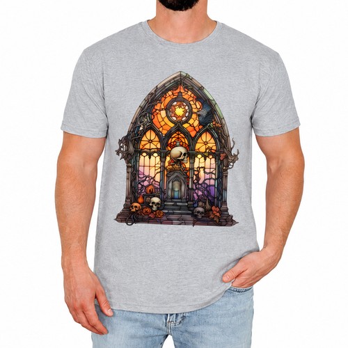 Shirt uomo teschio gotico - t-shirt,