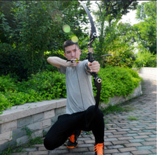 Arco Deporte y caza Professional Recurvo Potente de 35-40lbs al Aire Libre