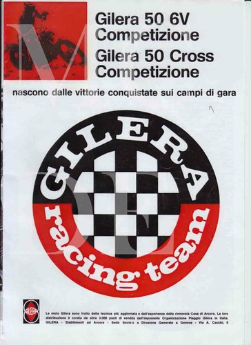 Depliant brochure gilera - brochure,