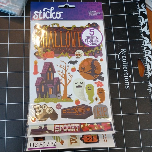 Halloween stickers 113p - halloween,